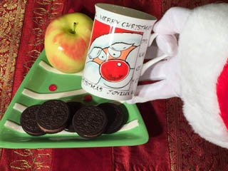 photo of treats for Santa